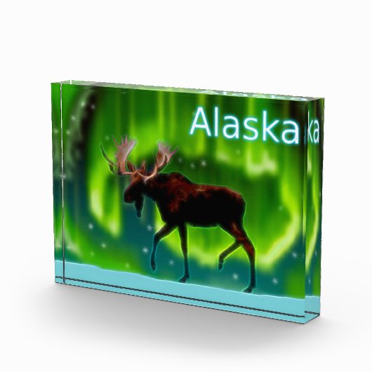 Northern Lights Moose Fotoblock (Rechts)