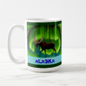 Northern Lights Moose Kaffeetasse (Links)
