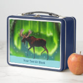 Northern Lights Moose Metall Lunch Box (Beispiel)