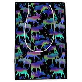 Northern Lights Moose Mittlere Geschenktüte