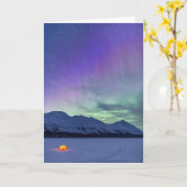 Northern Lights Moose Pass | Kenai Peninsula Karte (Gelbe Blume)