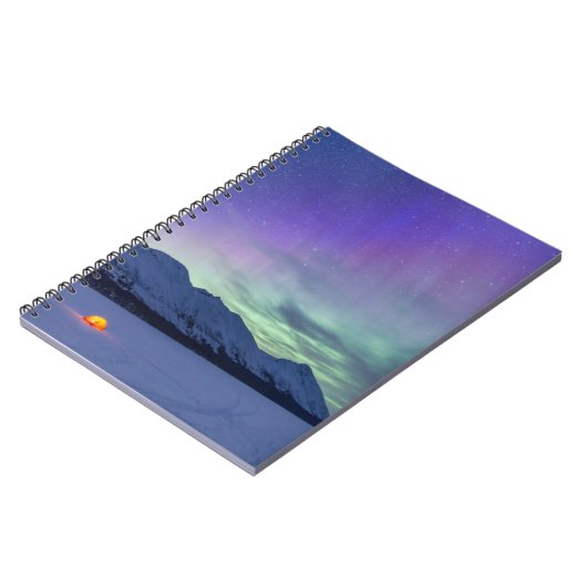 Northern Lights Moose Pass | Kenai Peninsula Notizblock (Linke Seite)