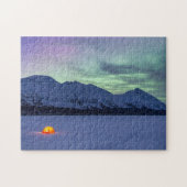 Northern Lights Moose Pass | Kenai Peninsula Puzzle (Horizontal)
