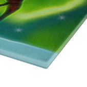 Northern Lights Moose Schneidebrett (Ecke)