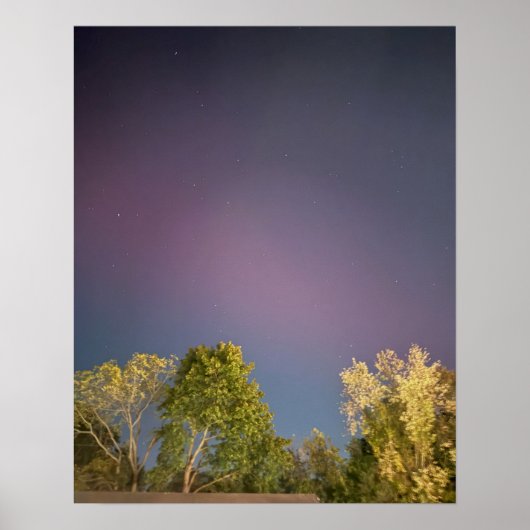 Northern Lights New Jersey Poster (Vorne)