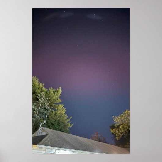 Northern Lights New Jersey Poster (Vorne)