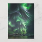 Northern Lights Night Sky Postkarte (Vorderseite)