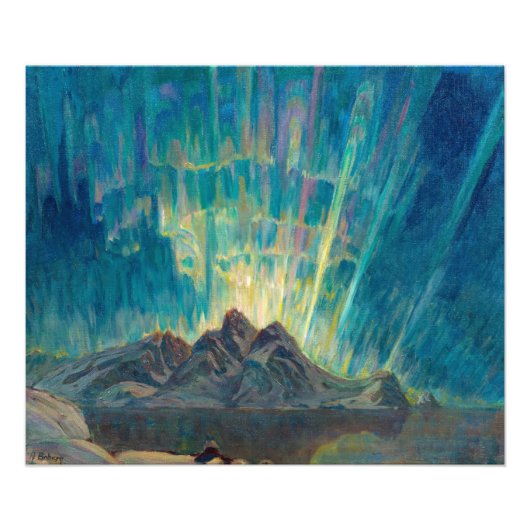 Northern Lights, North Norway by Anna Boberg Fotodruck (Vorne)