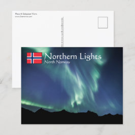 Northern Lights North Norwegen Postcard Postkarte