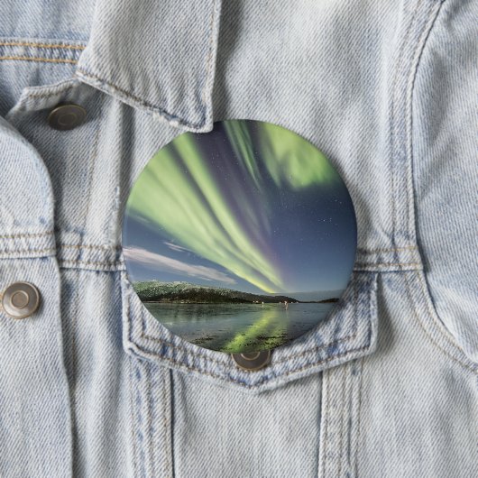 Northern Lights Norwegen Button (Beispiel)