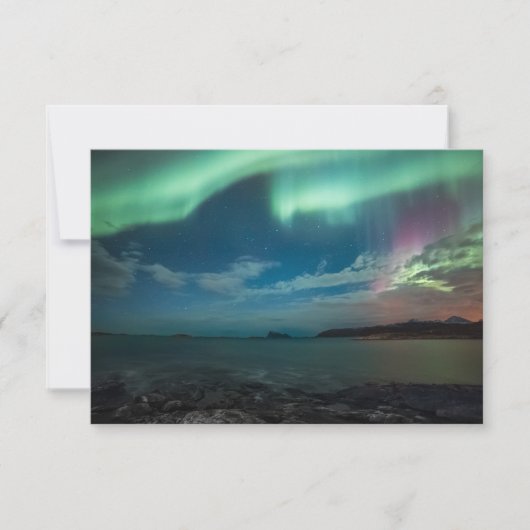 Northern Lights Norwegen Card (Vorderseite)