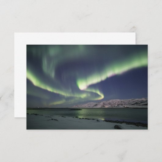 Northern Lights Norwegen Cards (Vorne/Hinten)