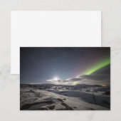 Northern Lights Norwegen Cards (Vorne/Hinten)