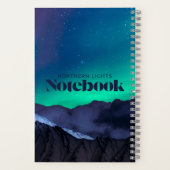 Northern Lights-Notebook Notizblock (Rückseite)