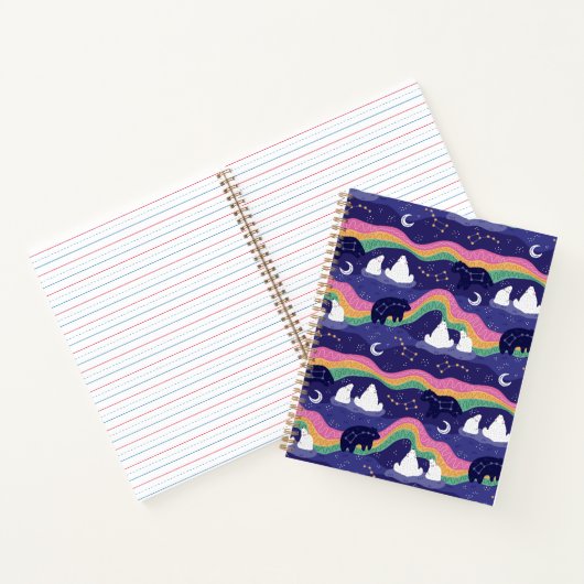 Northern Lights-Notebook Notizblock (Innenseite)