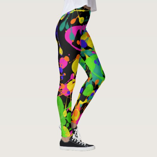 Northern Lights Paint Spritzer Leggings (Rechts)