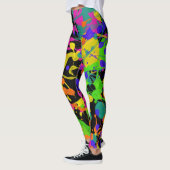 Northern Lights Paint Spritzer Leggings (Links)