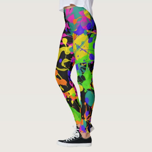 Northern Lights Paint Spritzer Leggings (Links)