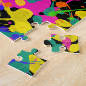 Northern Lights Paint Spritzer Puzzle (Seite)