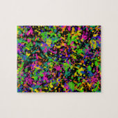 Northern Lights Paint Spritzer Puzzle (Horizontal)