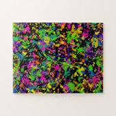 Northern Lights Paint Spritzer Puzzle (Horizontal)