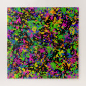 Northern Lights Paint Spritzer Puzzle (Horizontal)