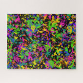 Northern Lights Paint Spritzer Puzzle (Horizontal)