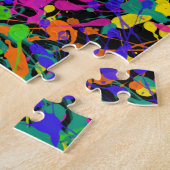 Northern Lights Paint Spritzer Puzzle (Seite)