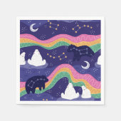 Northern Lights Paper Napkins Serviette (Vorderseite)