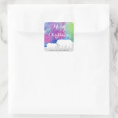 Northern Lights Personalisiert Holiday Stickers (Tasche)