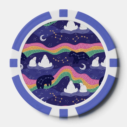 Northern Lights Poker Chips (Vorderseite)