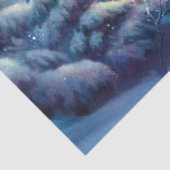 Northern Lights Polar Bear Familie Winter Decoupag Seidenpapier (Ausschnitt)