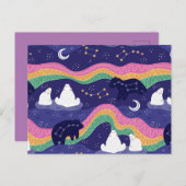 Northern Lights Postcard Postkarte (Vorne/Hinten)