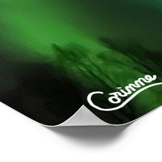 Northern Lights - Poster (Ecke)