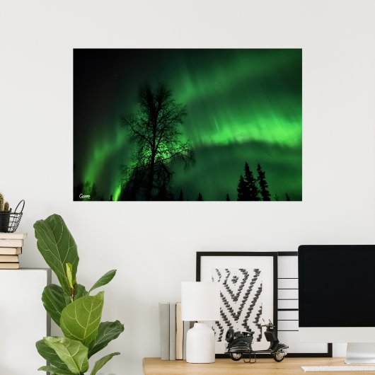 Northern Lights - Poster (Heimbüro)