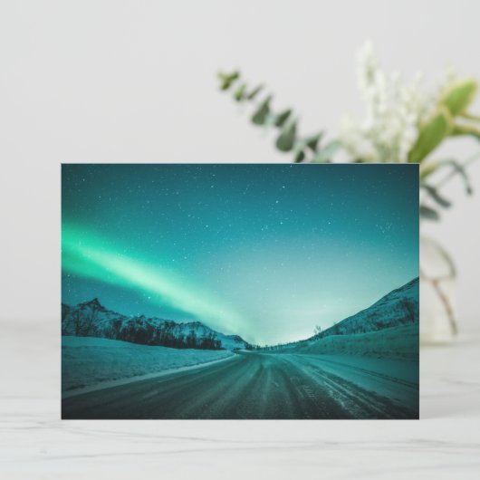 Northern Lights Road Card (Stehend Vorderseite)