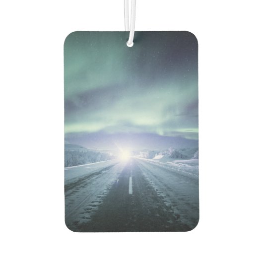 Northern Lights Road Finnland Autolufterfrischer (Rückseite)