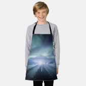 Northern Lights Scenic Road  Schürze (Getragen)