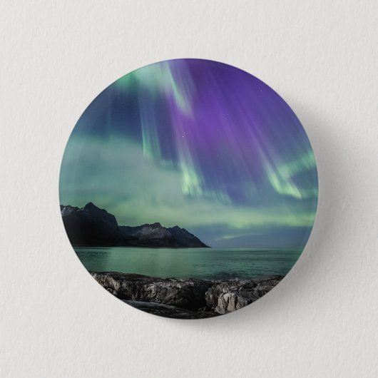 Northern Lights Senja Button (Vorderseite)