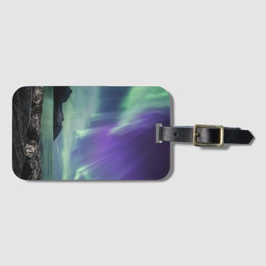 Northern Lights Senja Gepäckanhänger (Vorderseite (Horizontal))