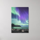Northern Lights Senja Leinwanddruck (Vorderseite)