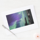 Northern Lights Senja Rechteckiger Aufkleber (Umschlag)