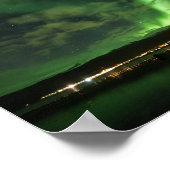 Northern Lights Skibotn Poster (Ecke)