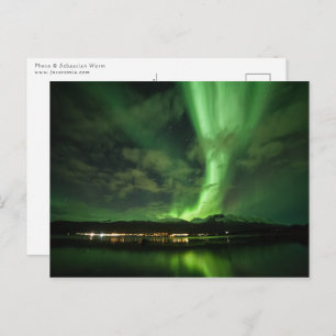 Northern Lights Skibotn Postkarte