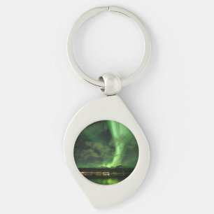 Northern Lights Skibotn Schlüsselanhänger