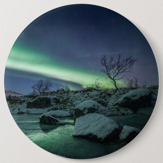 Northern Lights Sky Button (Vorderseite)
