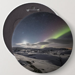 Northern Lights Sky Button