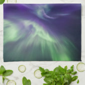 Northern Lights Sky Geschirrtuch (Gefaltet)