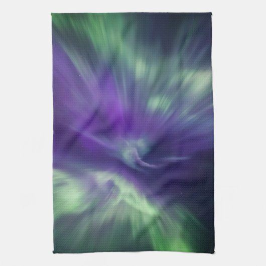 Northern Lights Sky Geschirrtuch (Vertikal)