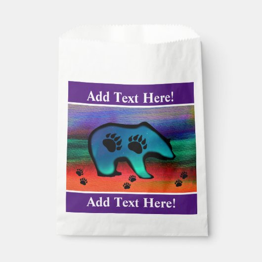 Northern Lights Spirit Bear Geschenktütchen (Vorderseite)